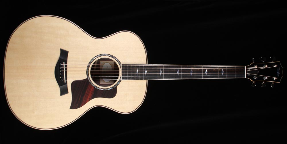 Used Taylor 814e Grand Auditorium Acoustic Guitar Natural — 2