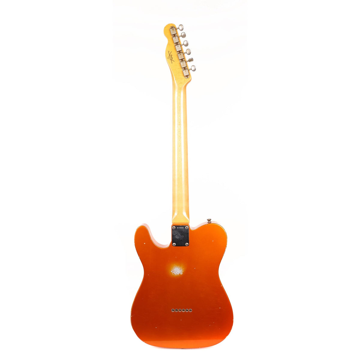 Fender Custom Shop 1963 Telecaster Faded Candy Tangerine Relic 2013 — 3