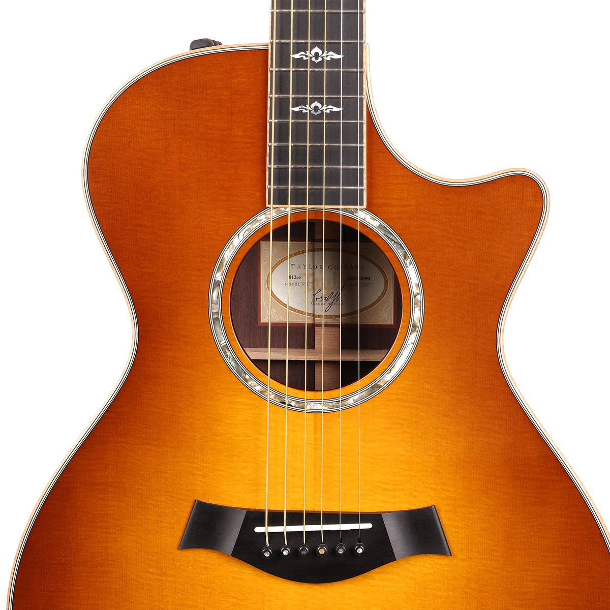 Taylor 812ce Grand Concert Honey Sunburst 2013 — 6