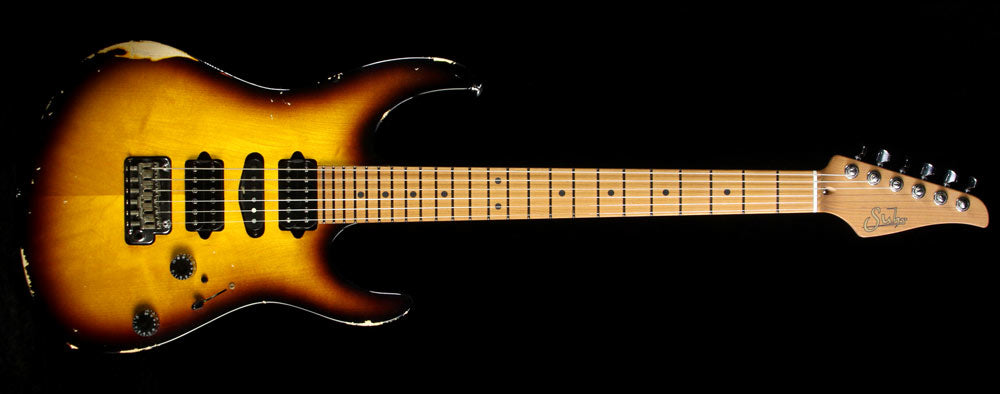 Suhr GG Spec Modern Antique Electric Guitar Aged Two-Tone Sunburst — 2