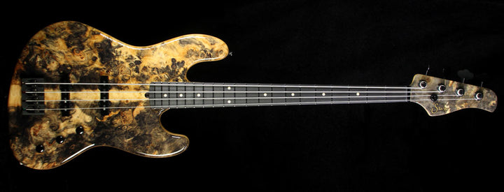 Suhr Classic J Buckeye Burl Electric Bass Guitar Natural