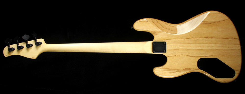 Suhr Classic J Buckeye Burl Electric Bass Guitar Natural — 3