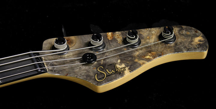 Suhr Classic J Buckeye Burl Electric Bass Guitar Natural