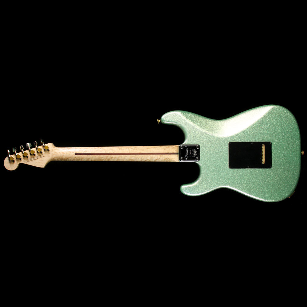 Used Charvel Custom Shop Nitro San Dimas Electric Guitar Seafoam Sparkle with Platinum Overspray — 3