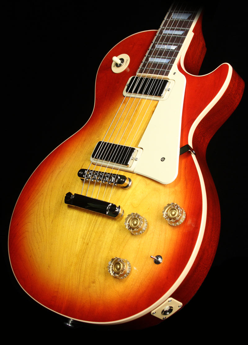 Used 2015 Gibson Les Paul Deluxe Electric Guitar Heritage Cherry Sunburst — 1