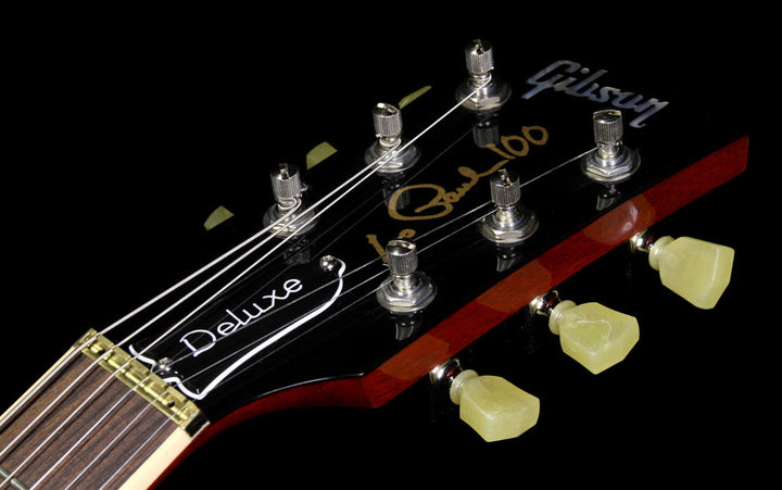 Used 2015 Gibson Les Paul Deluxe Electric Guitar Heritage Cherry Sunburst