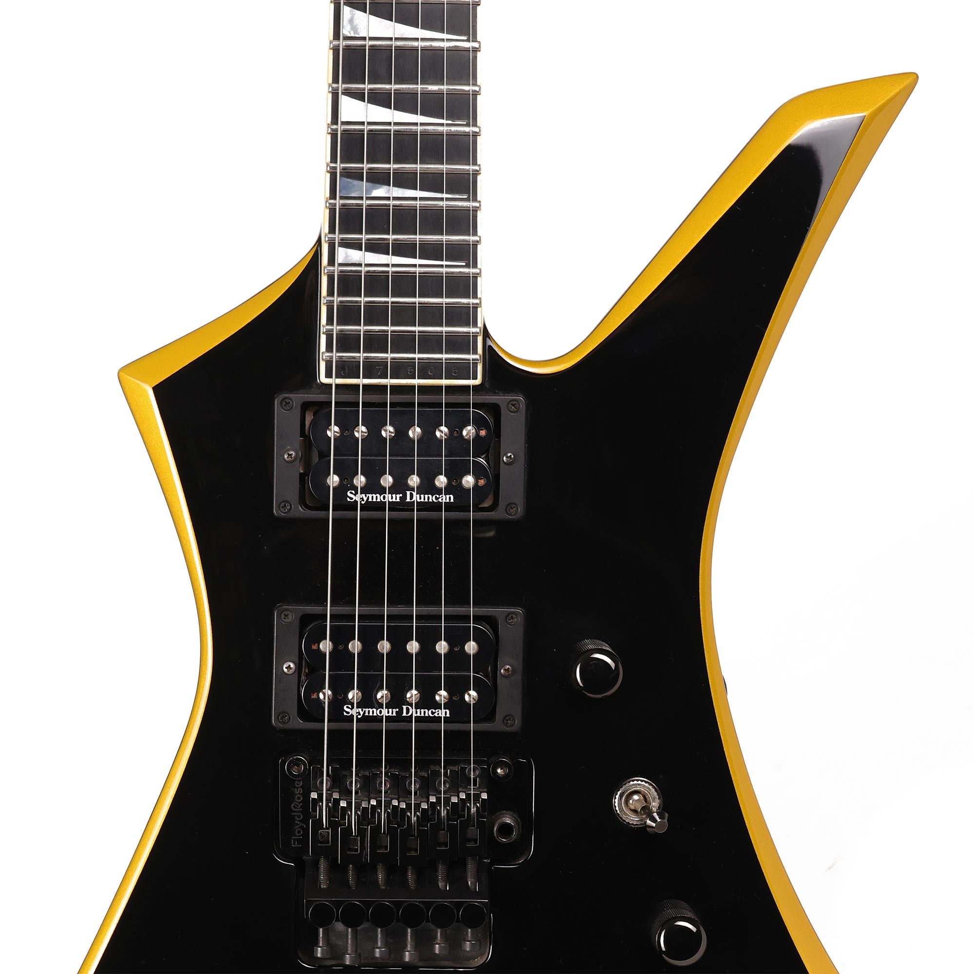 Jackson KE2 Kelly Black with Gold Bevels 2009 | The Music Zoo