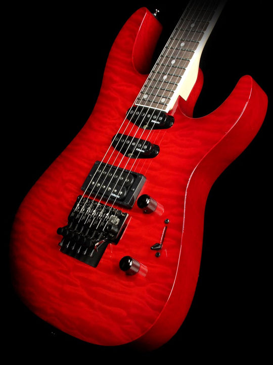 Used Caparison C2 Series DEG-QD-SSH Electric Guitar Transparent Red Burst