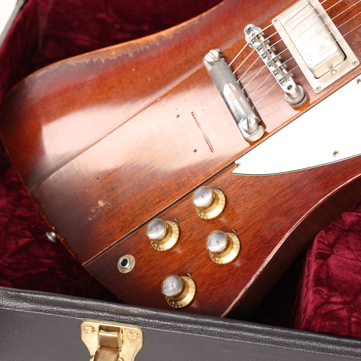 Gibson Custom Shop Johnny Winter Signature 63 Firebird Tom Murphy Aged Sunburst 2008 — 11