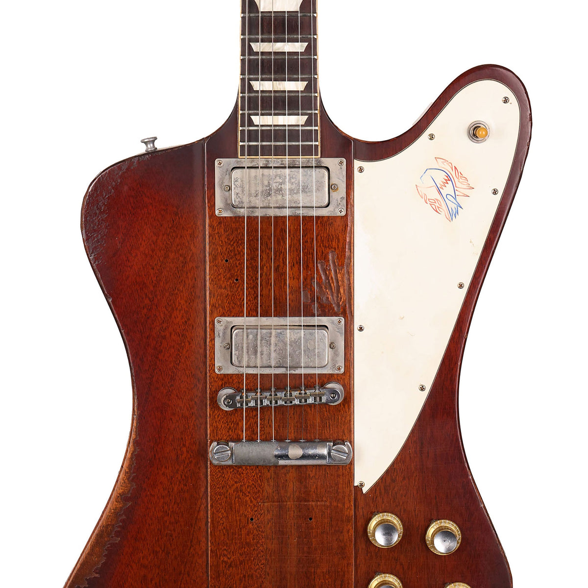 Gibson Custom Shop Johnny Winter Signature 63 Firebird Tom Murphy Aged Sunburst 2008 — 6