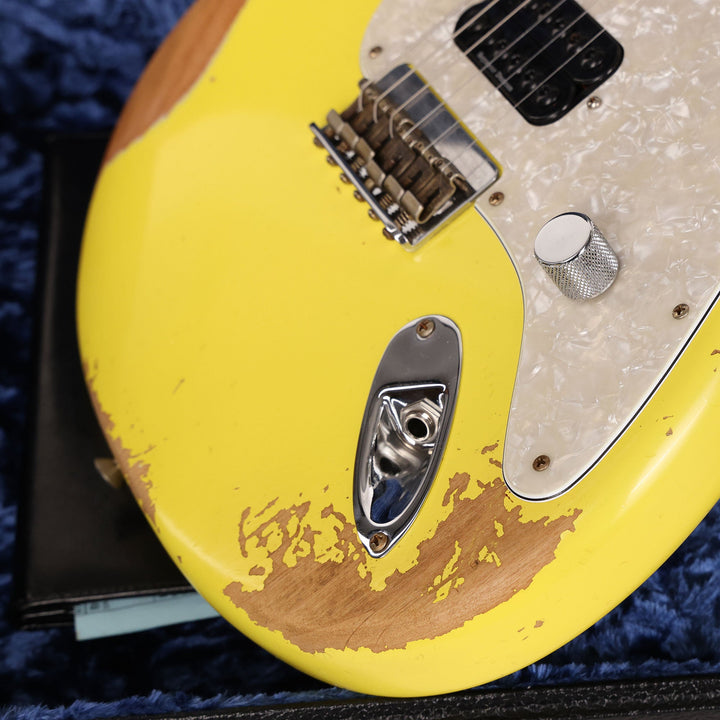 Fender Custom Shop 1969 Stratocaster Hardtail Heavy Relic Graffiti Yellow 2023