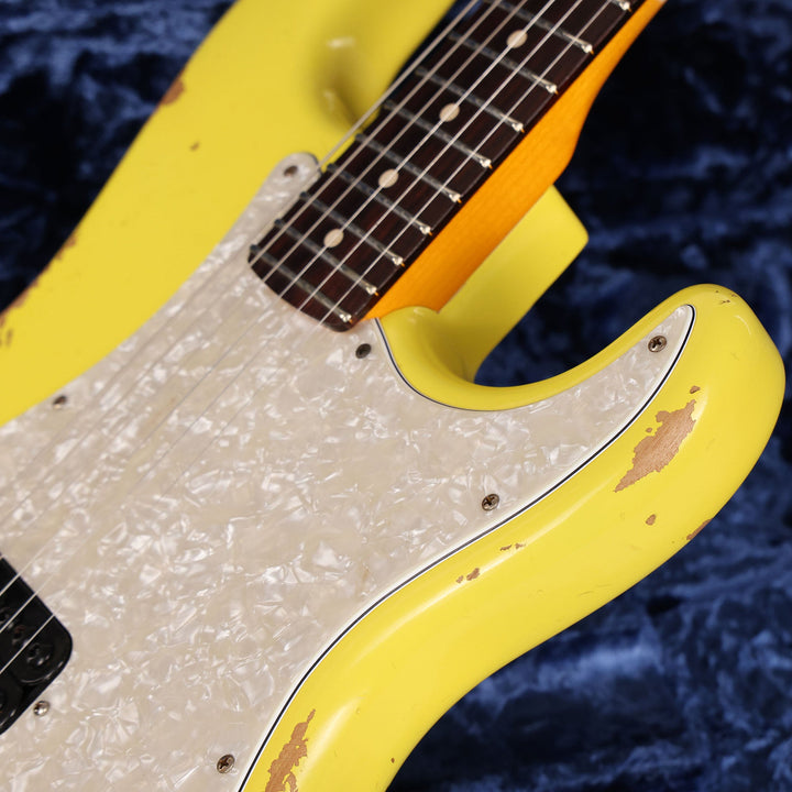 Fender Custom Shop 1969 Stratocaster Hardtail Heavy Relic Graffiti Yellow 2023