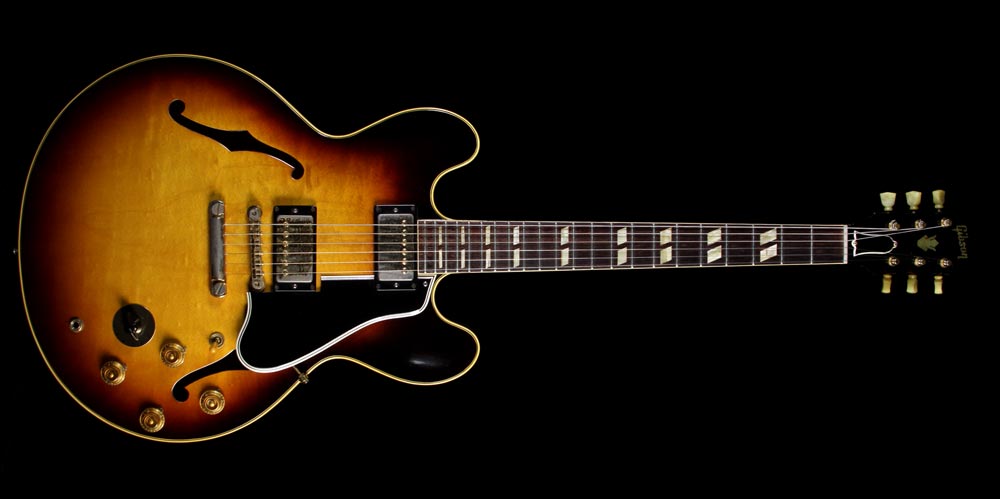 Used 1959 Gibson ES-345 Semi-Hollowbody Electric Guitar Sunburst — 2