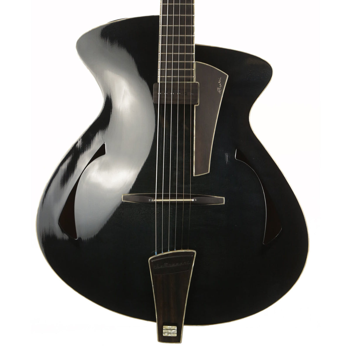 Pagelli Massari Super Deluxe Archtop Black — 1