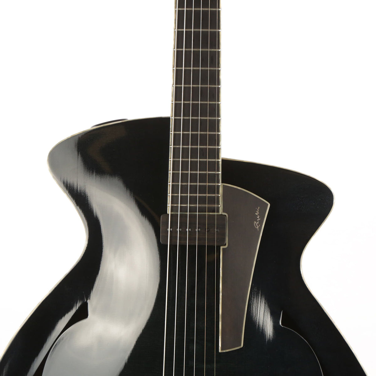 Pagelli Massari Super Deluxe Archtop Black — 6