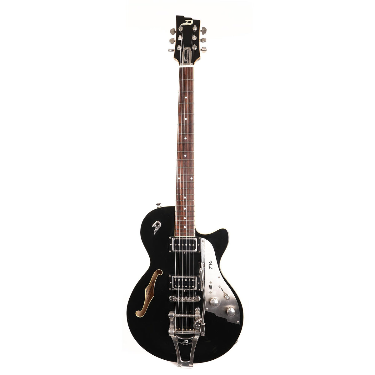 Duesenberg Starplayer TV Plus Piezo Black Used — 2