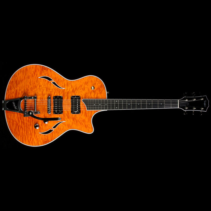 Taylor T3/B Flame Maple Electric Guitar with Bigsby Transparent Orange