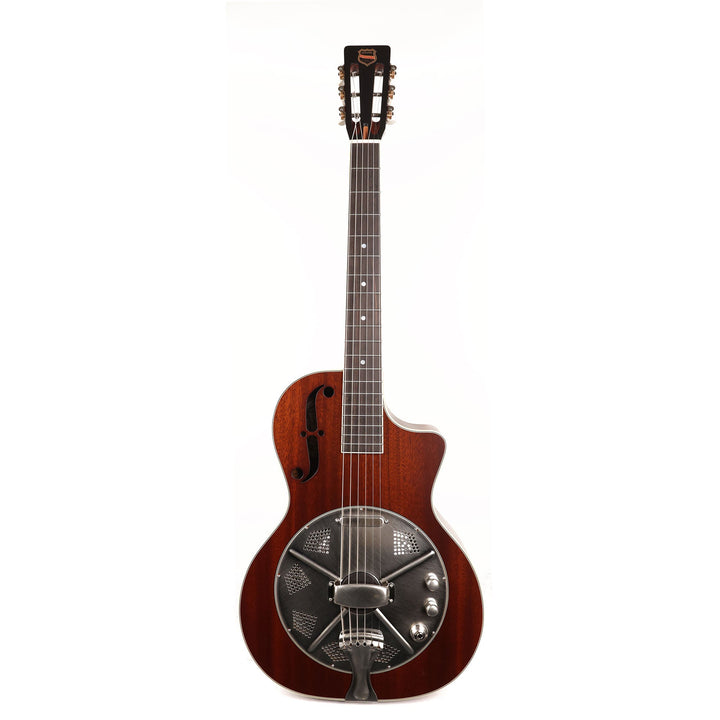 National El Trovador Cutaway Resonator Acoustic-Electric Natural Used