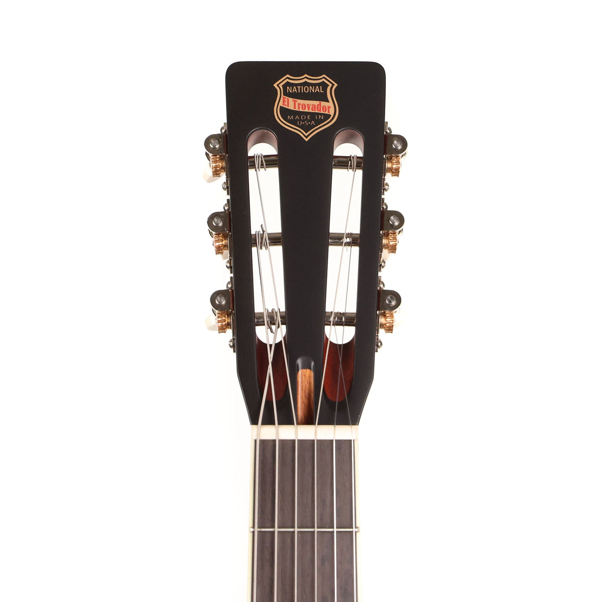 National El Trovador Cutaway Resonator Acoustic-Electric Natural Used — 4