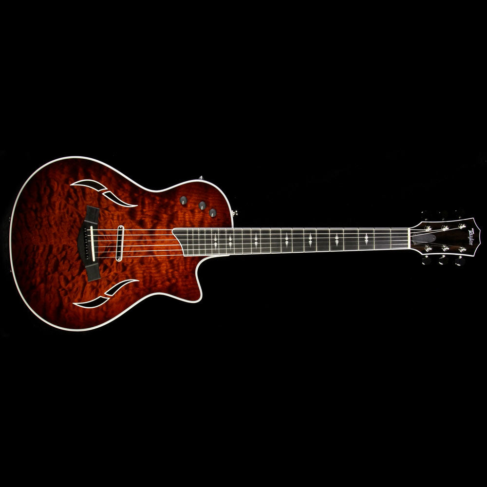 Used Taylor T5z Pro Acoustic-Electric Guitar Molasses Sunburst — 2