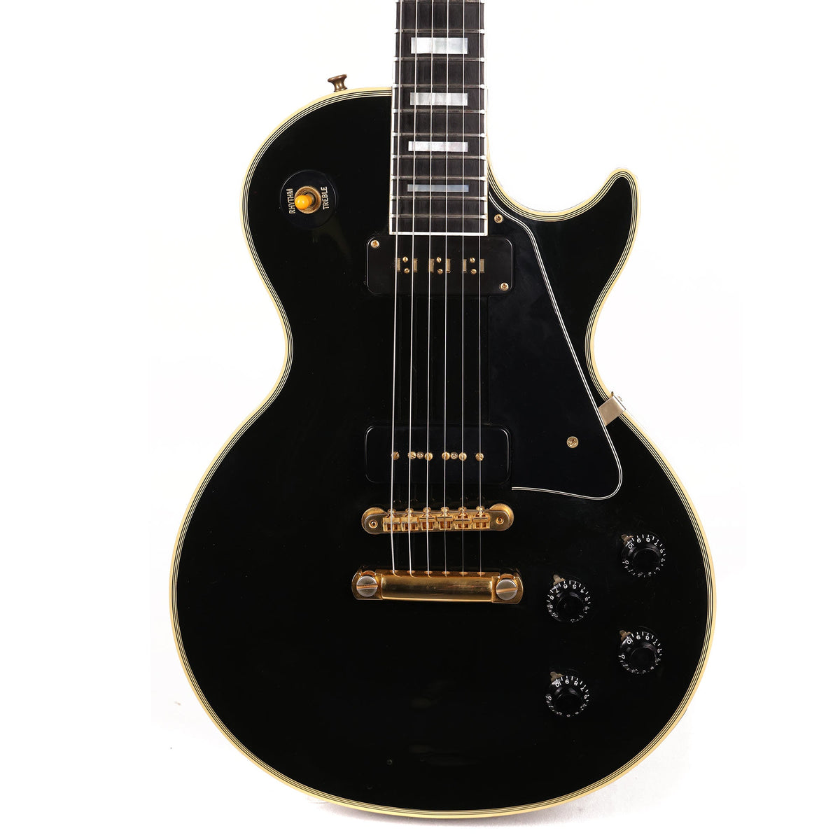 1992 Gibson 1954 Les Paul Custom Reissue Ebony — 1