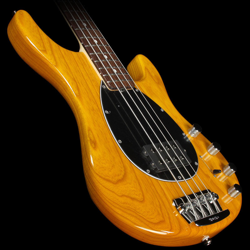 Ernie Ball Music Man Sterling Bass Trans Gold with Matching Headstock — 1