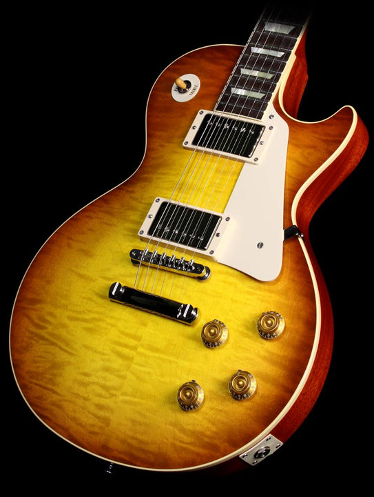Used Gibson Custom Shop '58 Les Paul Chambered 10th Anniversary Electric Guitar Ice Tea Burst