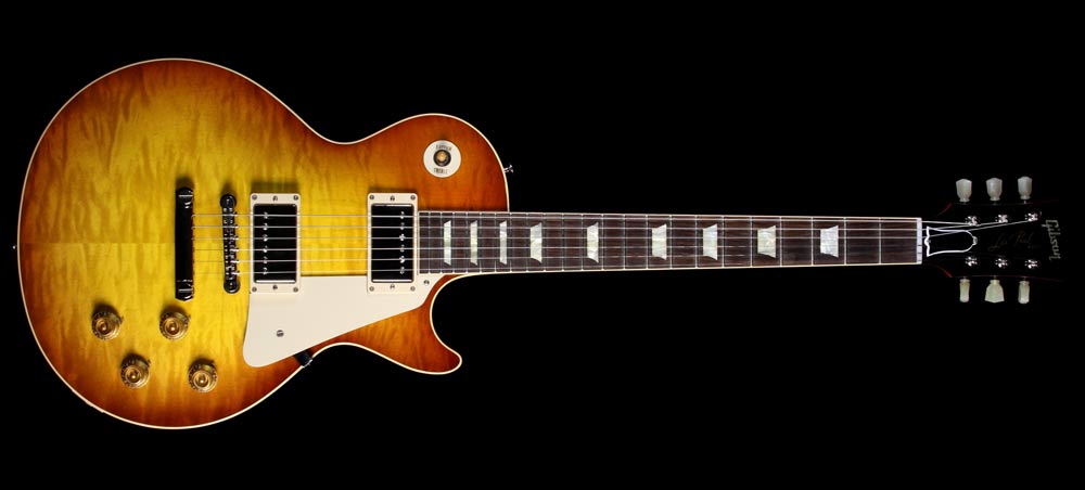 Used Gibson Custom Shop '58 Les Paul Chambered 10th Anniversary Electric Guitar Ice Tea Burst — 2