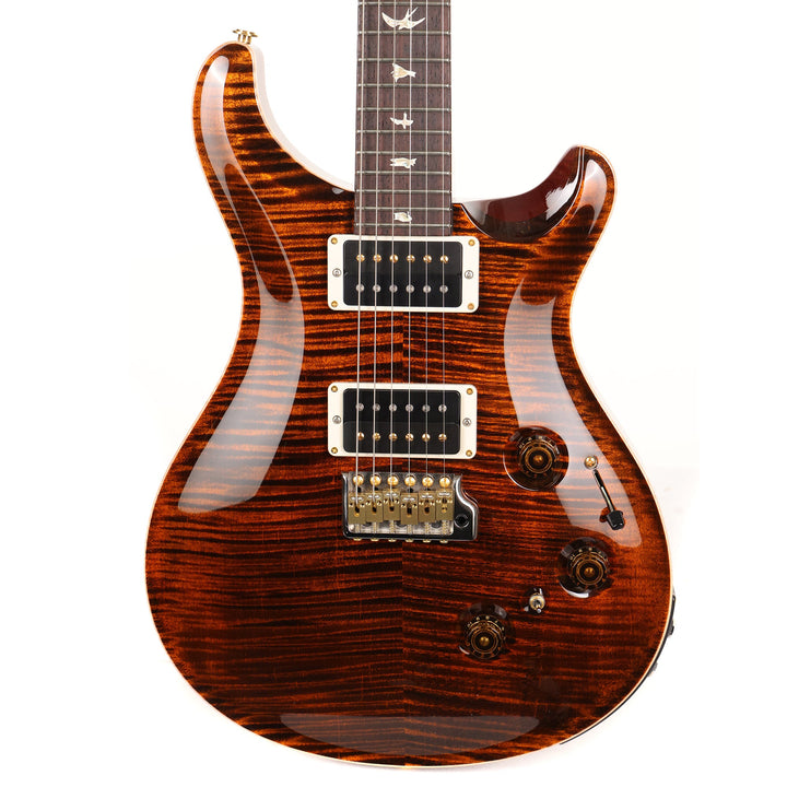 PRS Custom 24 Piezo 10-Top Orange Tiger 2019