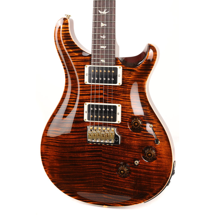PRS Custom 24 Piezo 10-Top Orange Tiger 2019
