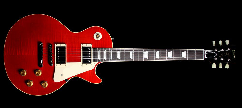 Used Gibson Custom Shop '57 Les Paul Chambered Reissue Electric Guitar Cherry — 2
