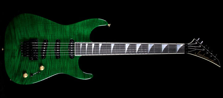 Jackson Custom Shop SL-V Soloist 3SC Electric Guitar Transparent Green