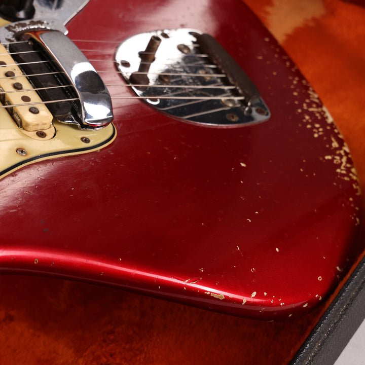 1965 Fender Jaguar Candy Apple Red with Matching Headstock