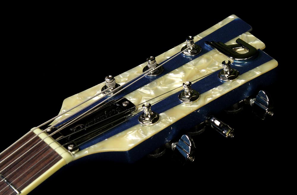 Used 2014 Duesenberg Fullerton Elite Catalina Electric Guitar Blue — 4
