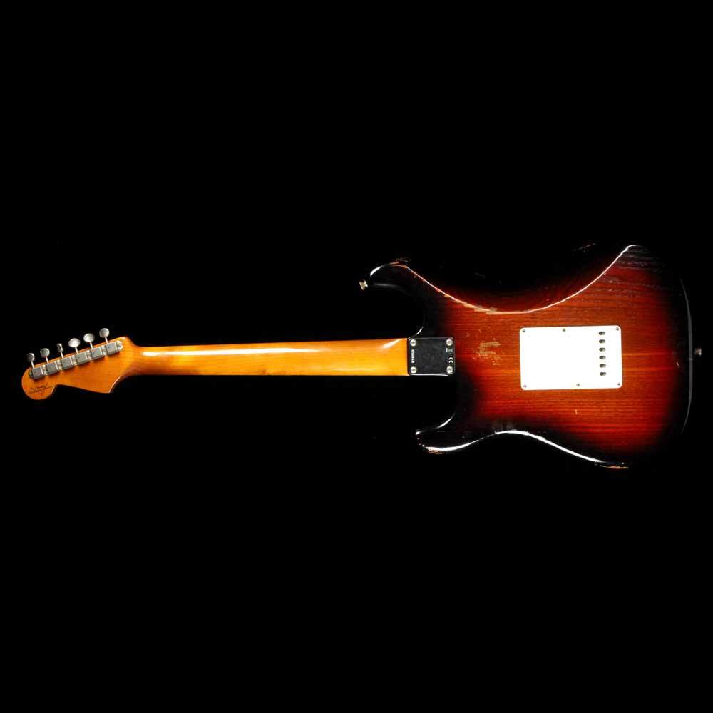 Fender Custom Shop '60s Roasted Ash Stratocaster Relic 3-Tone Sunburst — 3