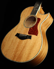 Used Taylor Custom Shop BTO Grand Concert Florentine Mahogany Acoustic Guitar Natural