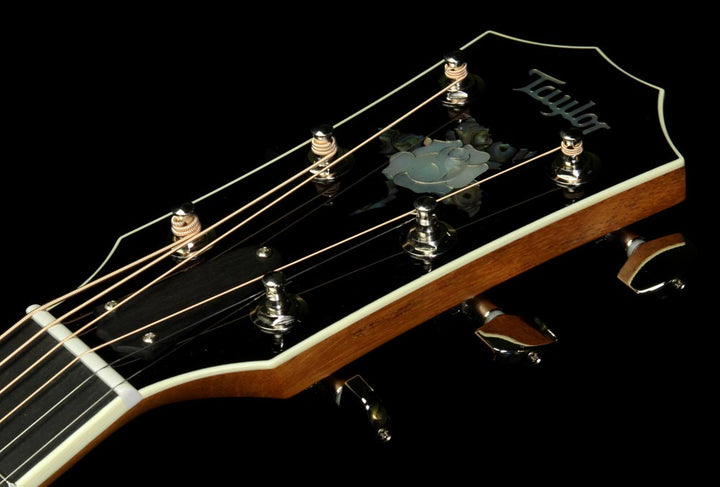 Used Taylor Custom Shop BTO Grand Concert Florentine Mahogany Acoustic Guitar Natural