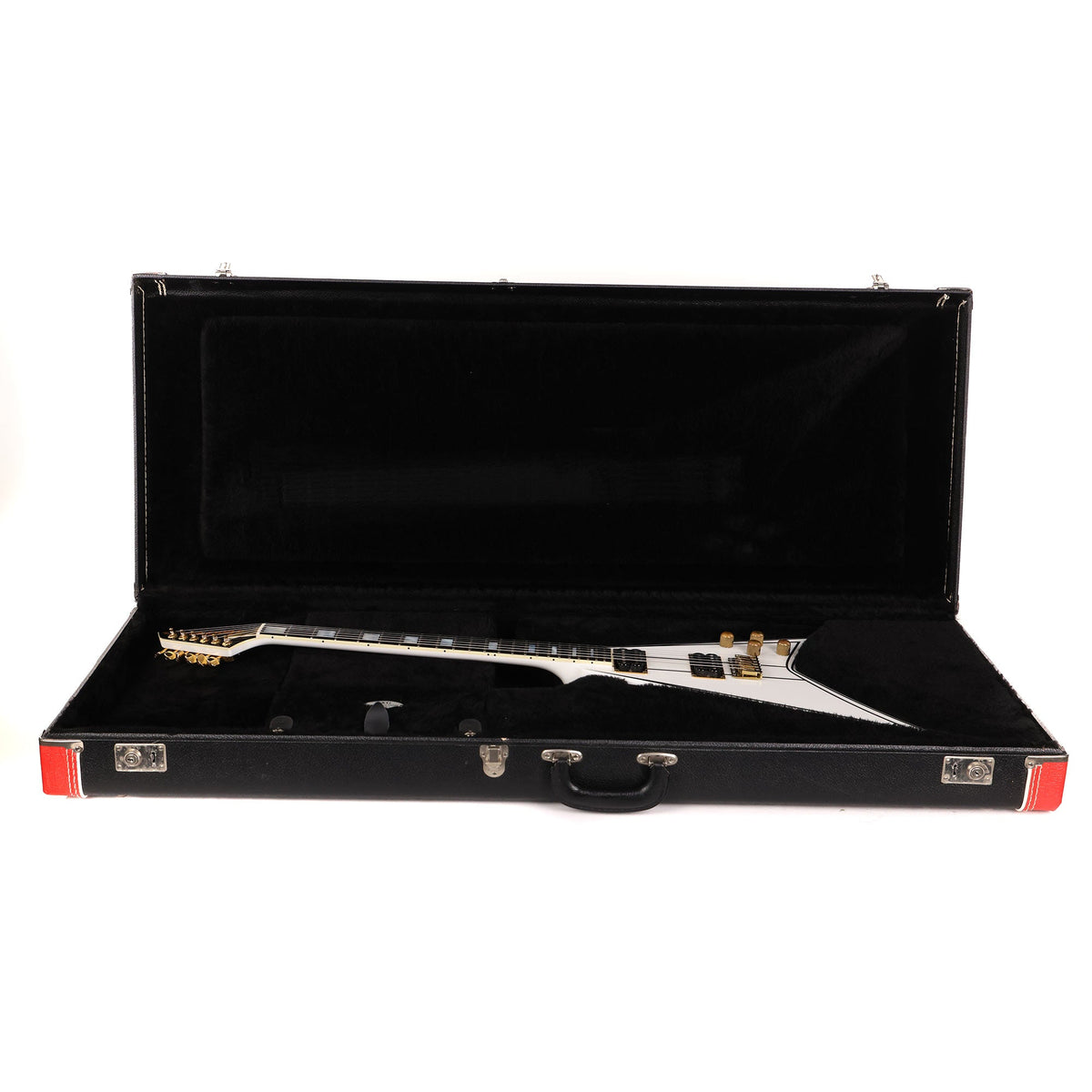 Jackson Custom Shop Rhoads Snow White with Black Pinstripes 2008 — 9