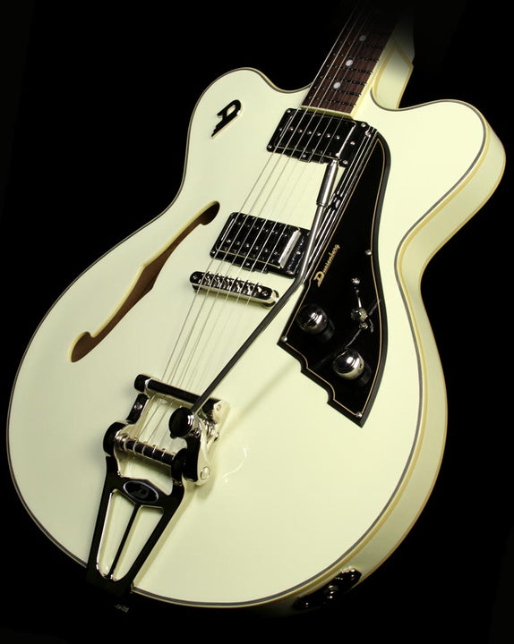 Used Duesenberg Fullerton CC Hollowbody Electric Guitar Vintage White