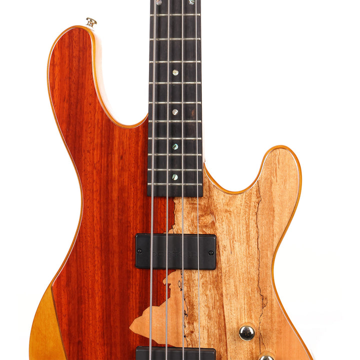 Cort Rithimic Jeff Berlin Signature Bass Spalted Maple and Paduak Used