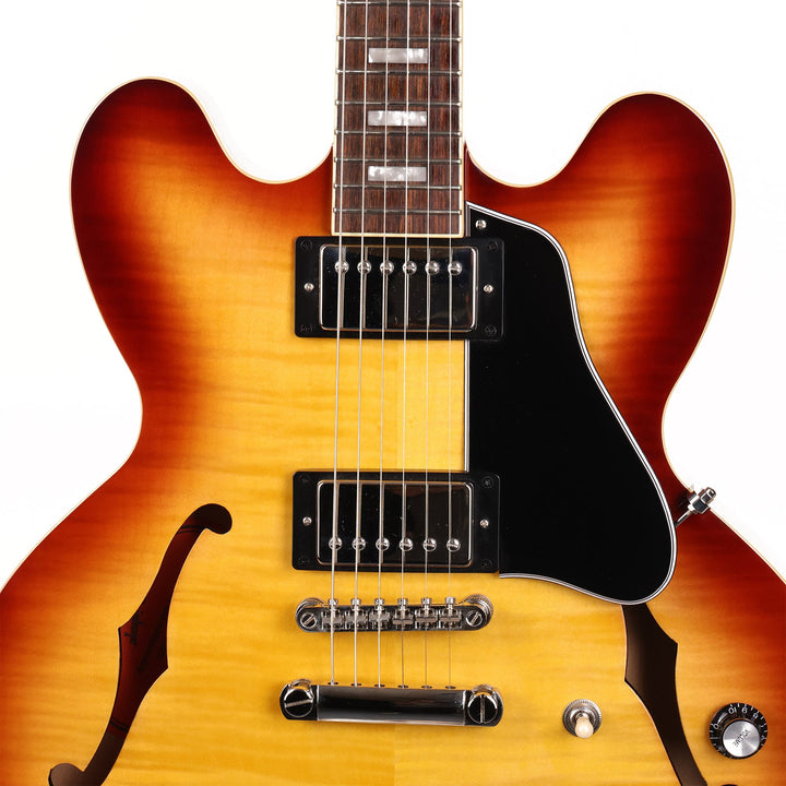 Epiphone ES-335 Figured Raspberry Tea Burst 2022 | The Music Zoo