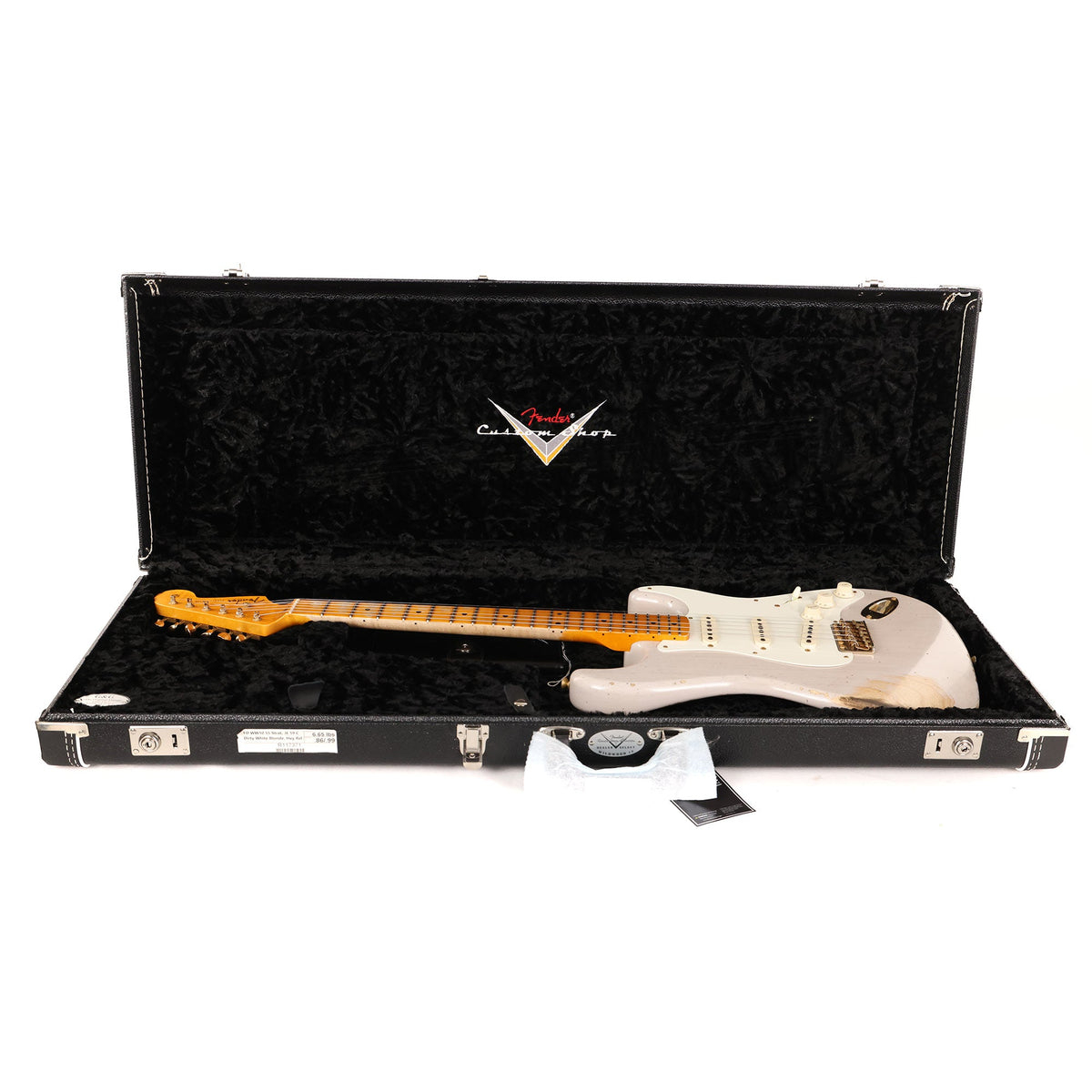 Fender Custom Shop 1955 Stratocaster Heavy Relic Faded Dirty White Blonde 2021 — 12