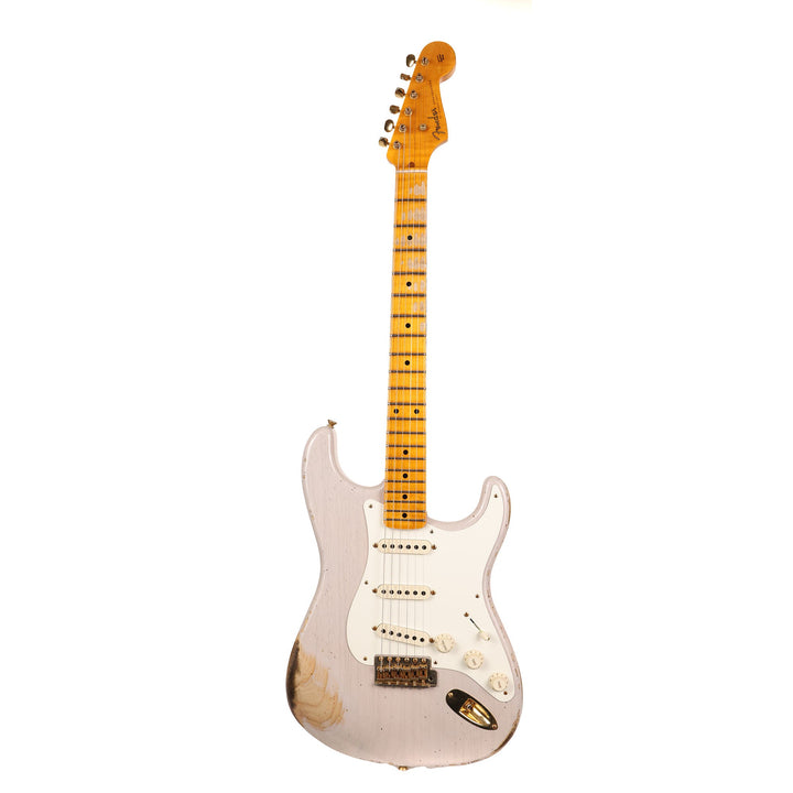 Fender Custom Shop 1955 Stratocaster Heavy Relic Faded Dirty White Blonde 2021