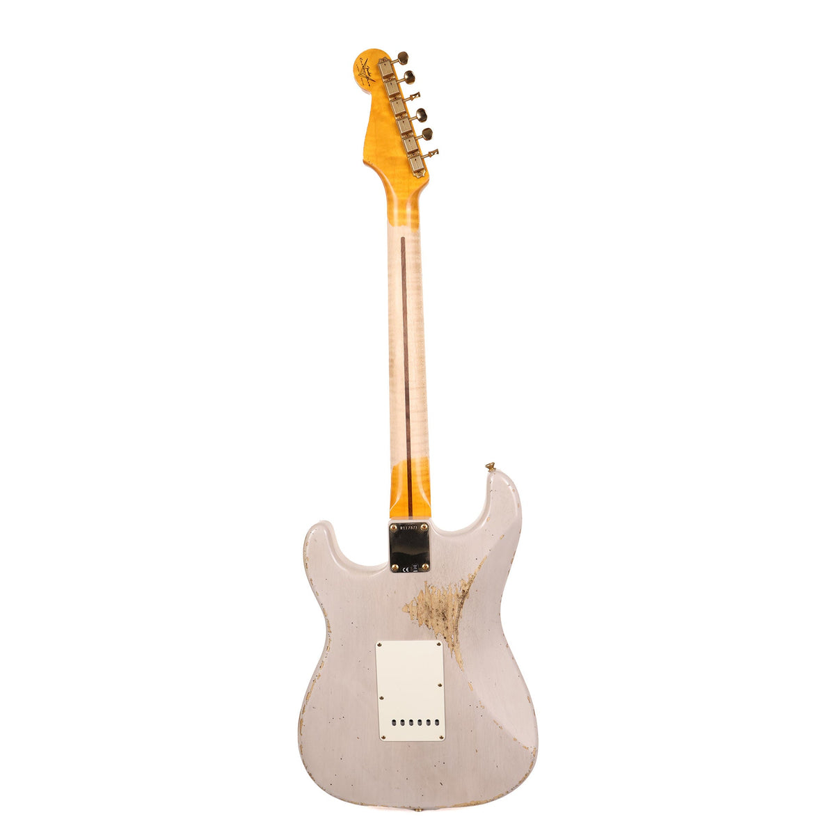 Fender Custom Shop 1955 Stratocaster Heavy Relic Faded Dirty White Blonde 2021 — 3