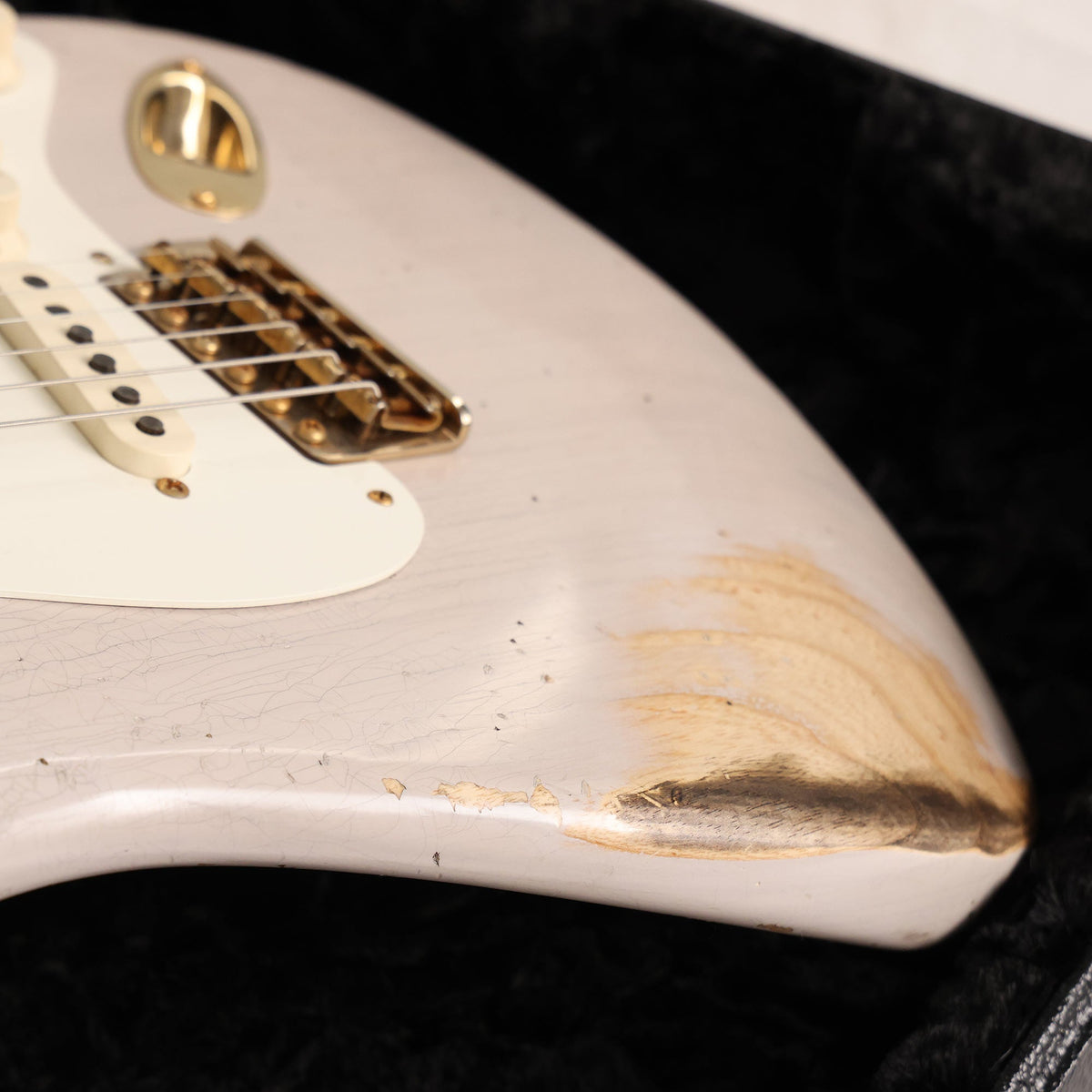 Fender Custom Shop 1955 Stratocaster Heavy Relic Faded Dirty White Blonde 2021 — 8