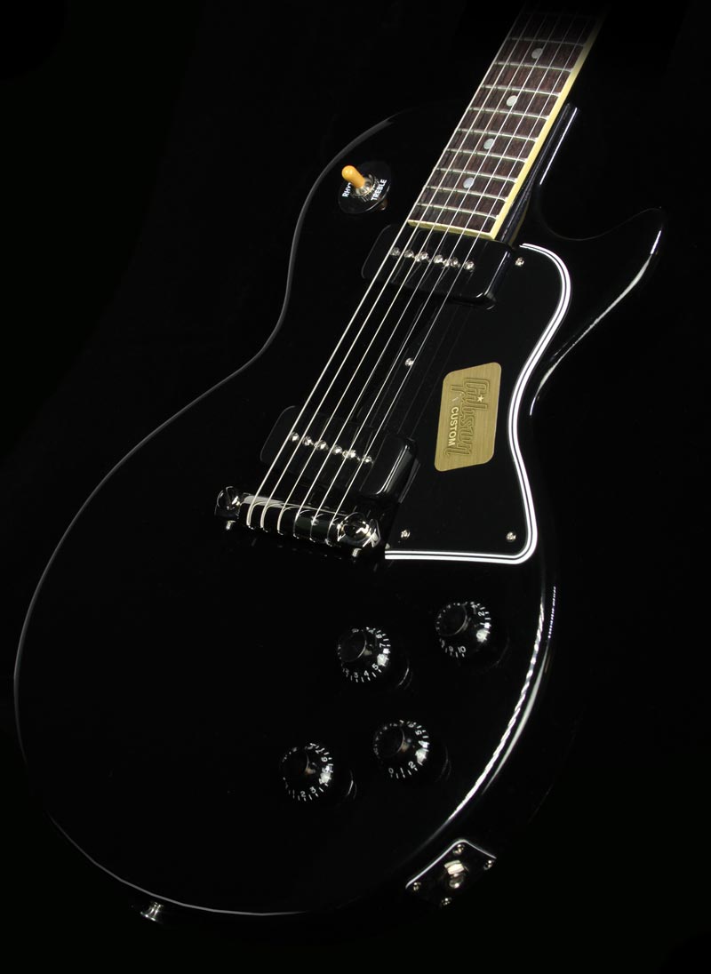 Gibson Custom Shop 1960 Les Paul Special Single Cut Electric Guitar Ebony — 1