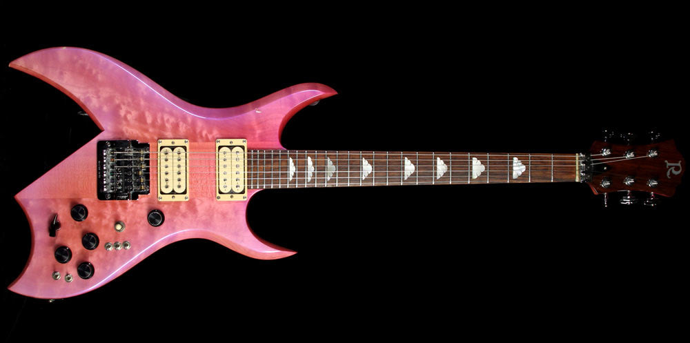 Used 1983 B.C. Rich Bich Supreme Electric Guitar Trans Pink Pearl Burst — 2