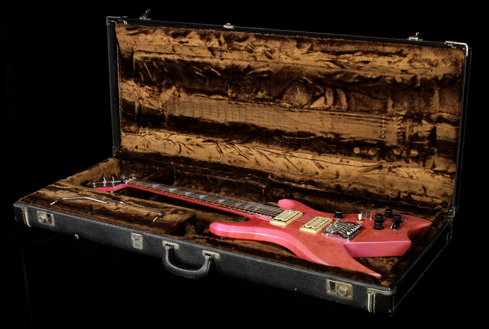 Used 1983 B.C. Rich Bich Supreme Electric Guitar Trans Pink Pearl Burst — 5