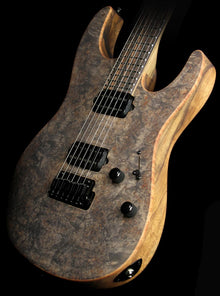 Used Suhr Modern Burl Maple Electric Guitar Custom Transparent Black