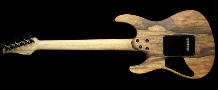 Used Suhr Modern Burl Maple Electric Guitar Custom Transparent Black